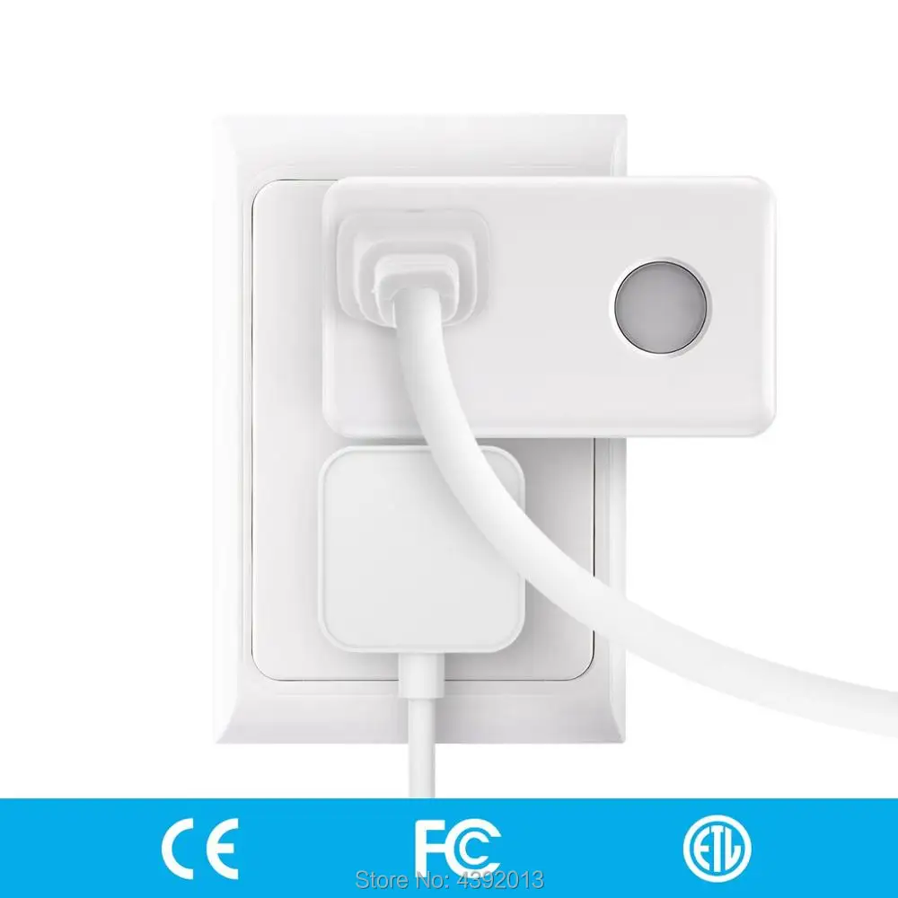 Wi-Fi Smart Timer Plug 2 Packs Mini Domotic BroadLink Wireless Socket Outlet Home Automation Compatible with Alexa Google home |