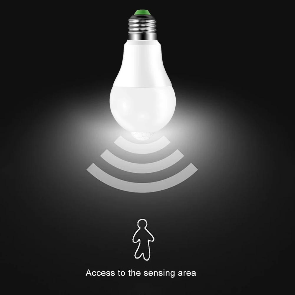 Светодиодный датчик движения PIR Сенсор лампа умный светодиодный светильник 10 Вт