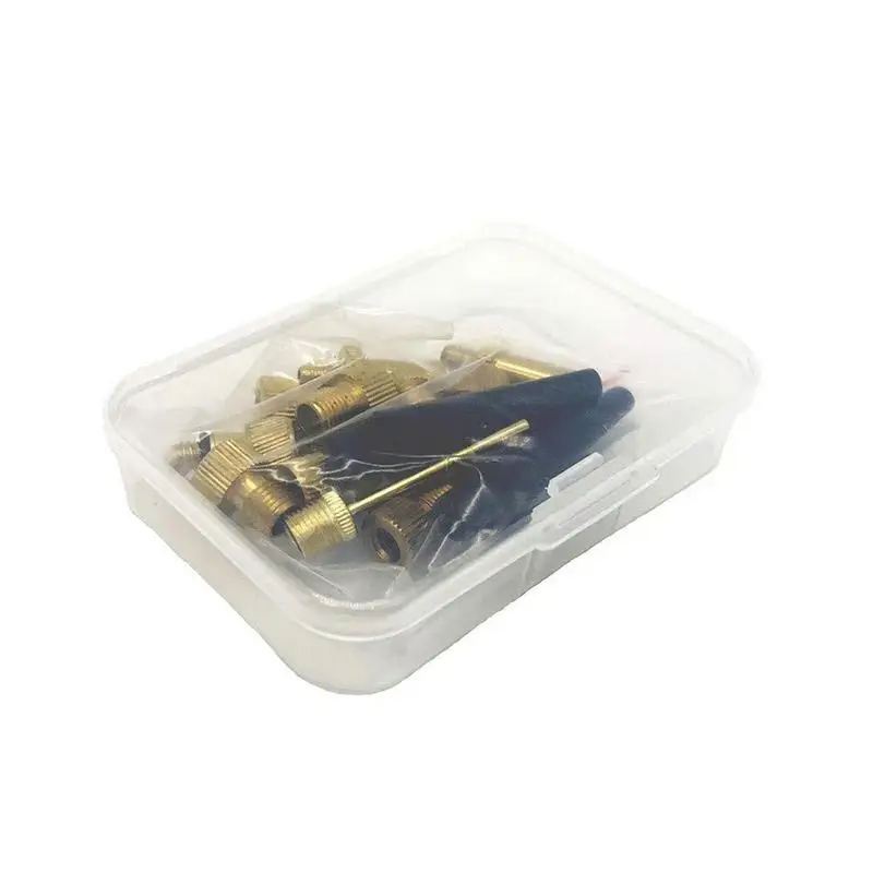 16 шт./компл. велосипедный Presta Schrader Valve Adapter SV AV DV насос Иглы адаптер воздушный