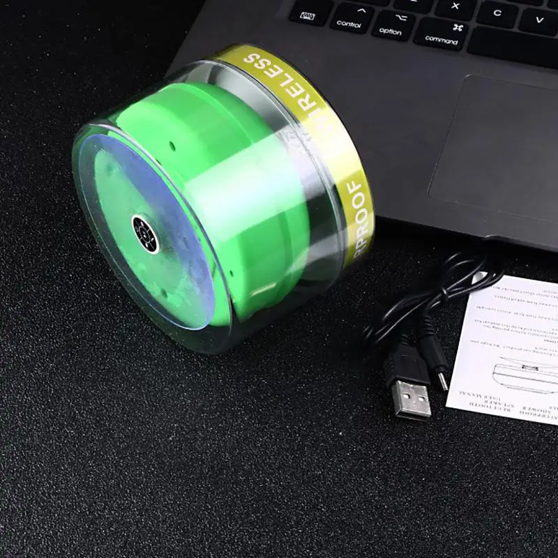 Водонепроницаемая присоска Bluetooth колонка в форме Кубка Ванная Комната Маленький