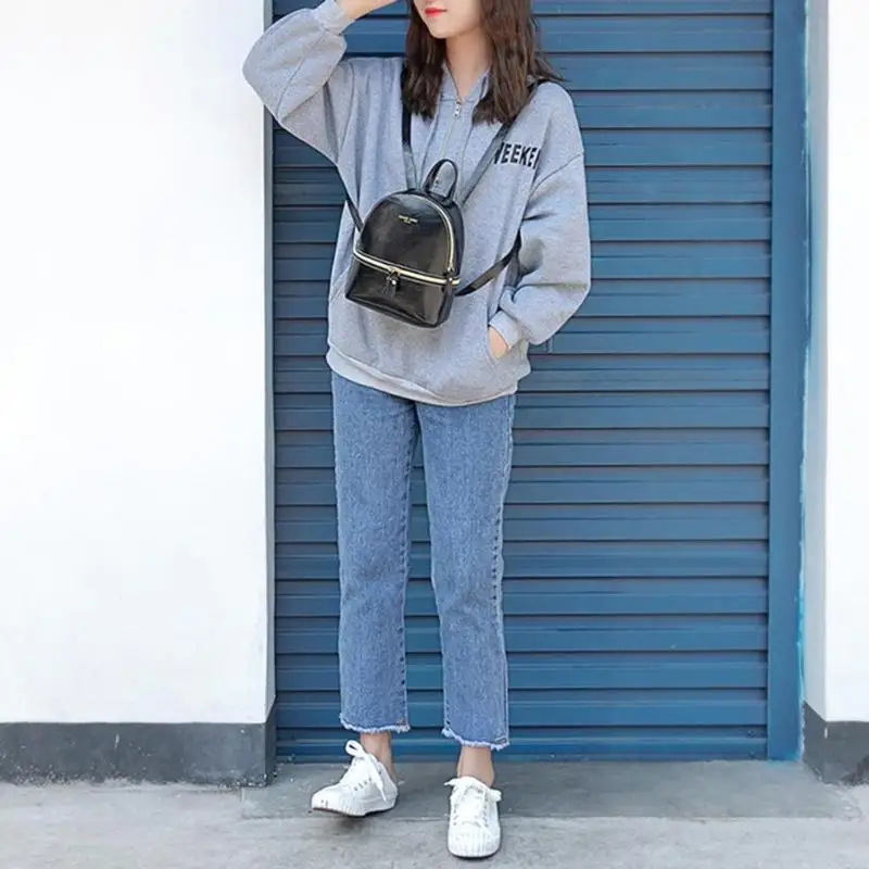 Винтажный рюкзак из искусственной кожи с масляным воском в западном стиле модная