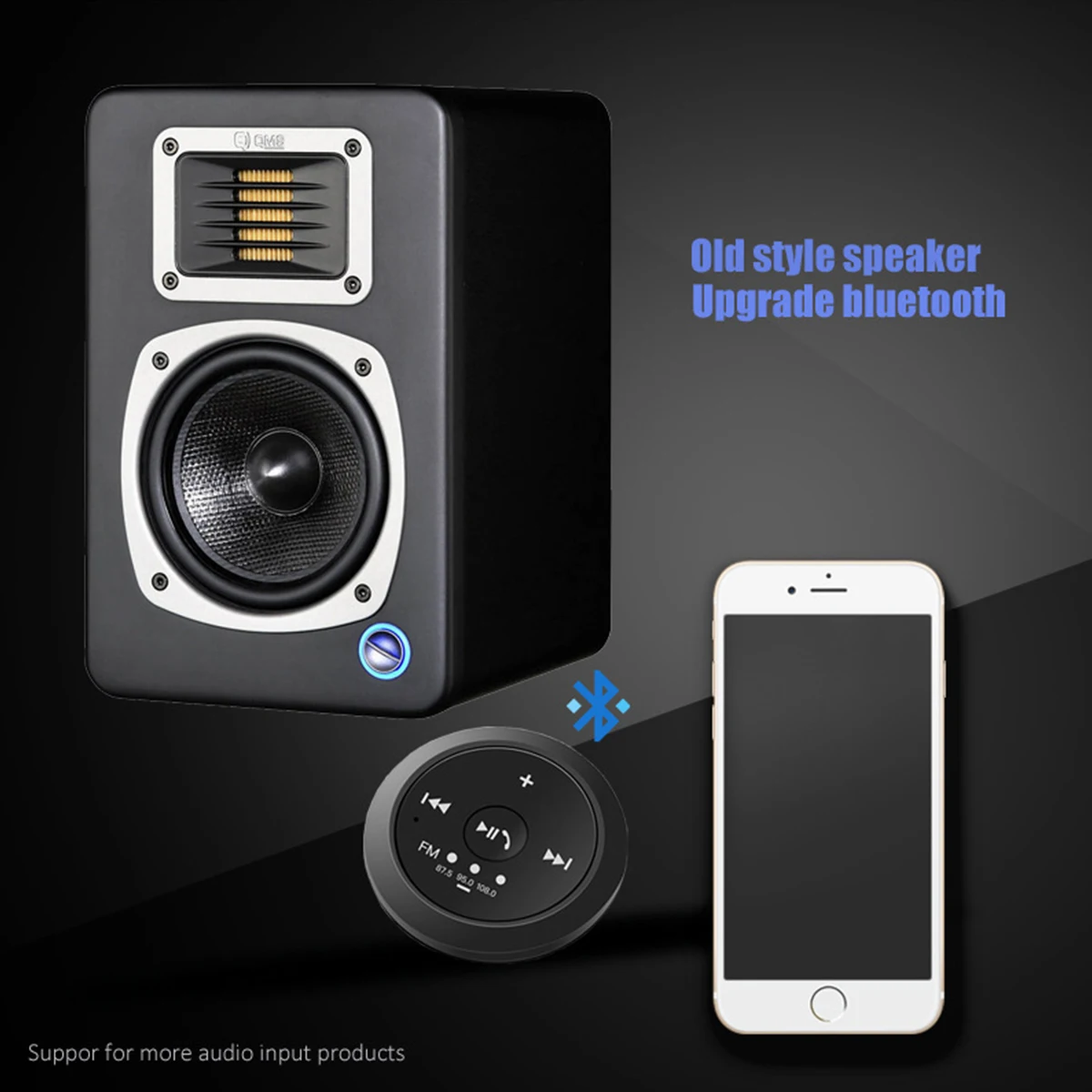 Автомобильный беспроводной аудиоприемник AUX 3 5 мм с Bluetooth 0 музыкальный MP3 плеер