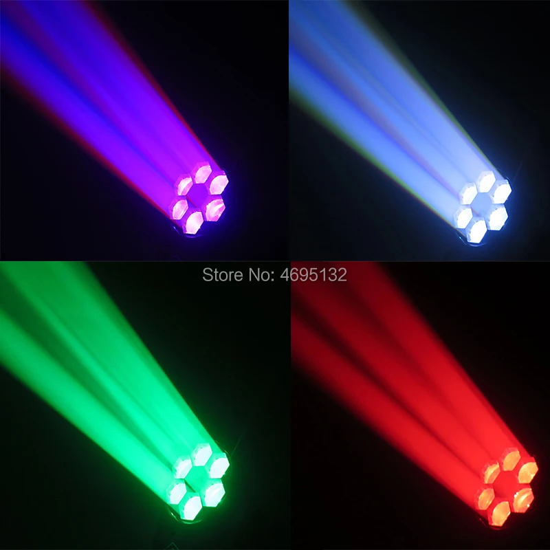 2 шт./лот новинка LED Bee Eye 6X15W RGBW движущаяся головка освещение окончательный поворот