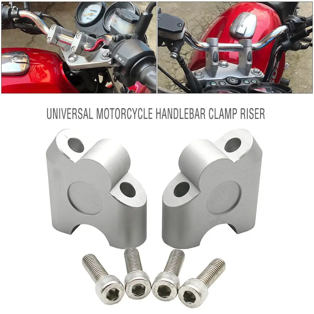 Universal Motorcycle Handlebar Clamp Riser Back Move Mount 22mm Motorbike Accessories | Автомобили и мотоциклы