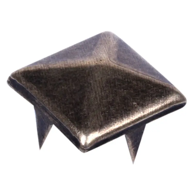 100 шт. гвозди в стиле панк с заклепками квадратная бронзовая Пирамида идеально