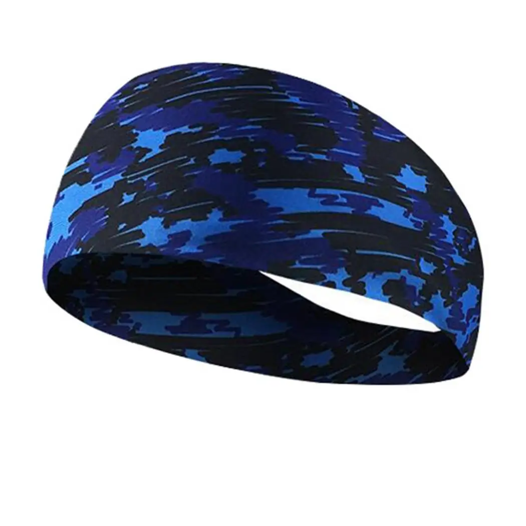 Мужская и женская спортивная повязка для головы Sweatband Йога Бег эластичный ободок