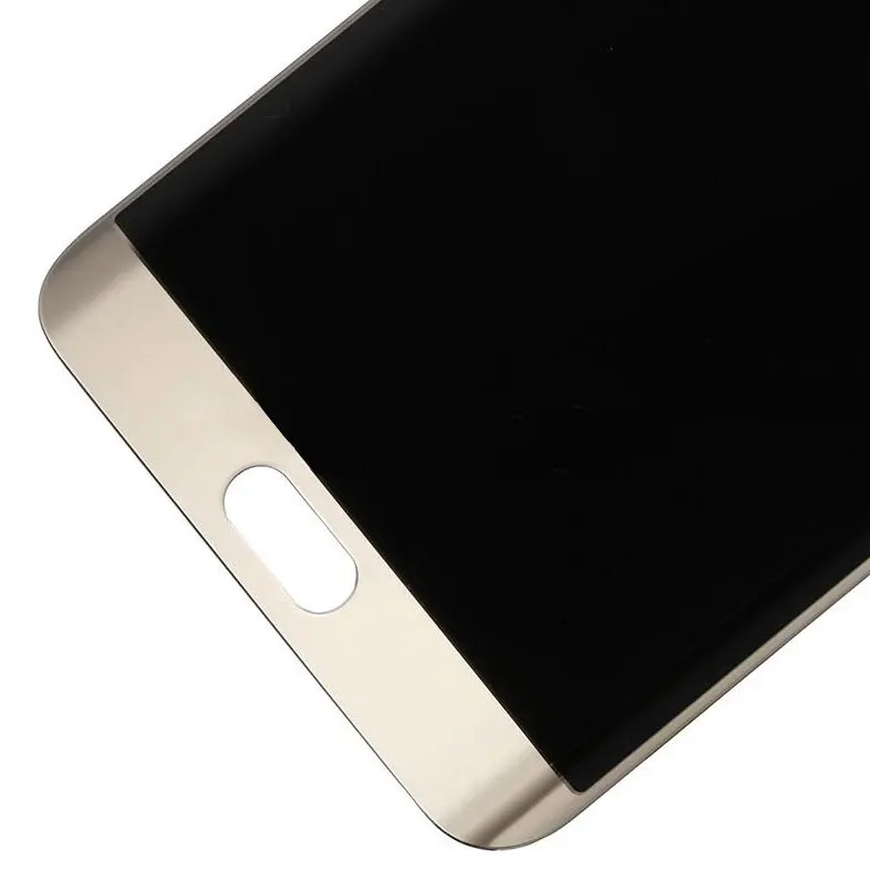 Для Samsung S6 Edge Plus ЖК-экран дигитайзер с рамкой в сборе новый синий/золотой/белый