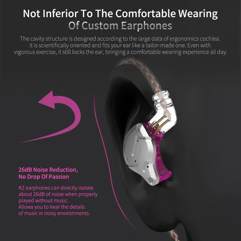 KZ ZS10 Pro металлическая гарнитура 4BA + 1DD гибридные 10 шт. HIFI басовые наушники вкладыши