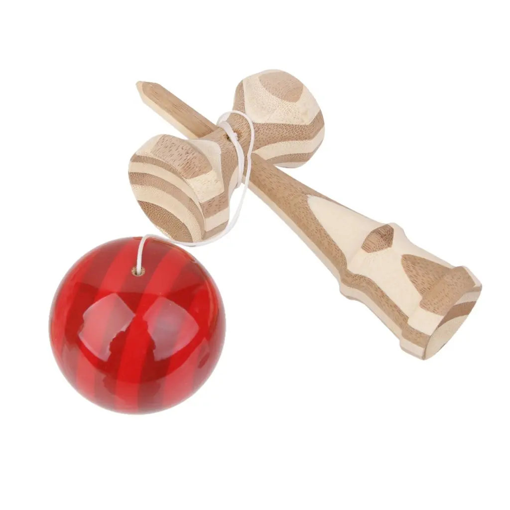 2 шт. бамбук Kendama японская традиционная игра баланс развития Развивающие игрушки