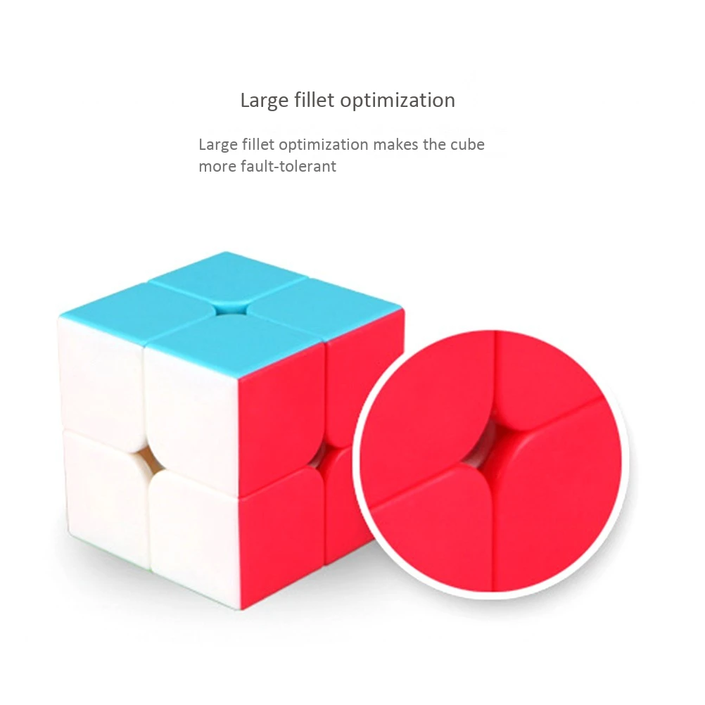 2x2 скоростной куб игрушки кубик-пазл без наклеек обучающие для детей подарок |