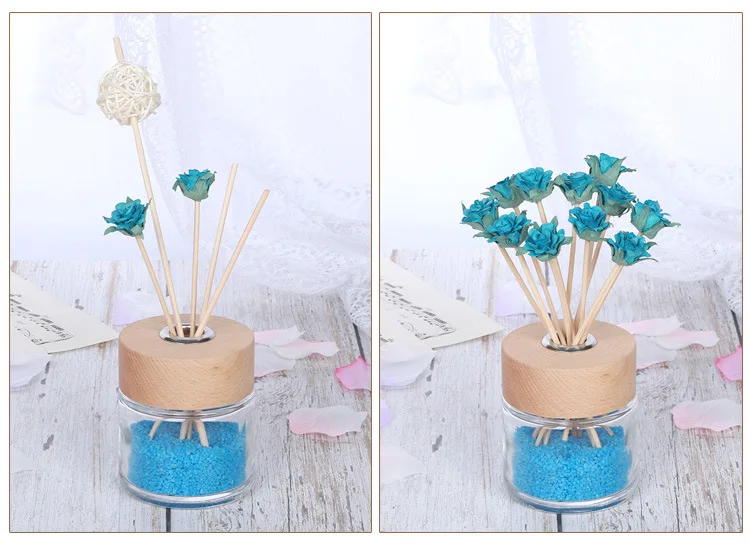 Личи 5 шт. цветные Искусственные цветы Рид диффузор Замена палку DIY ручной работы