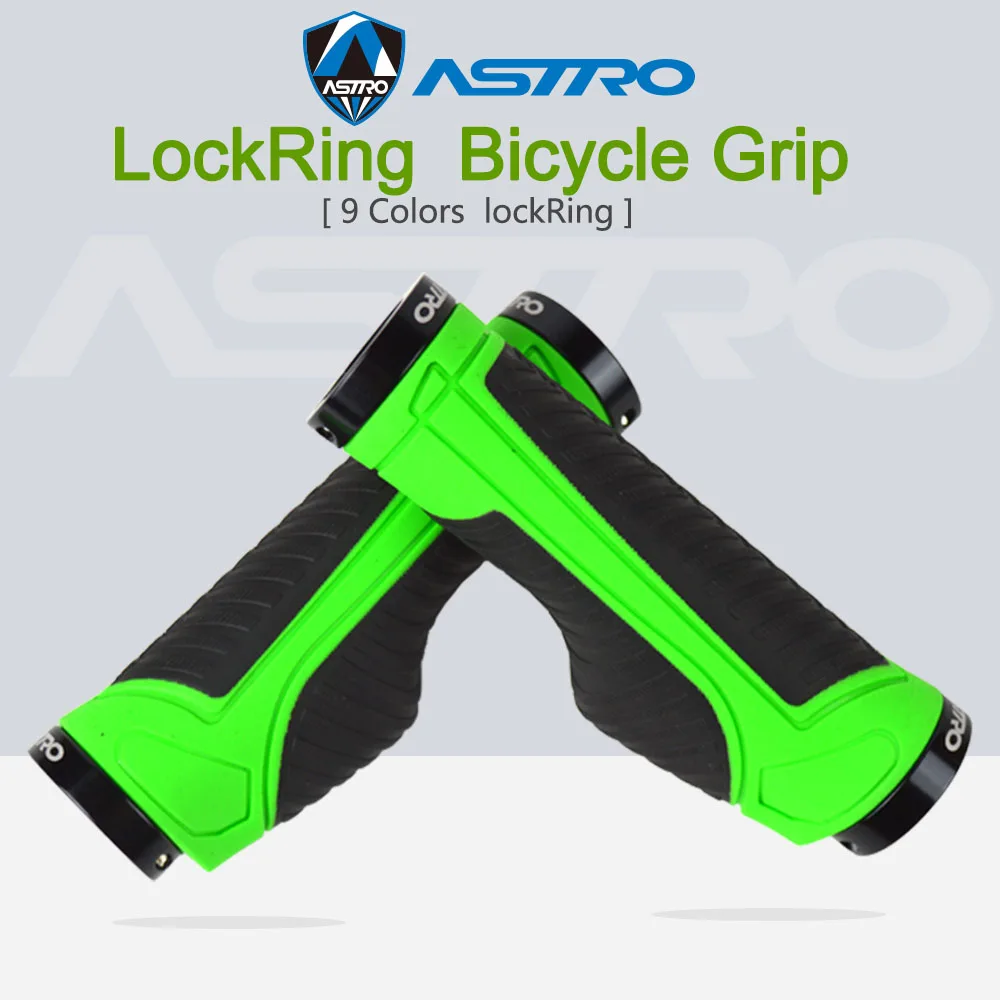 Astro Mtb ручки для руля велосипедный замок резиновая Противоударная рукоятка