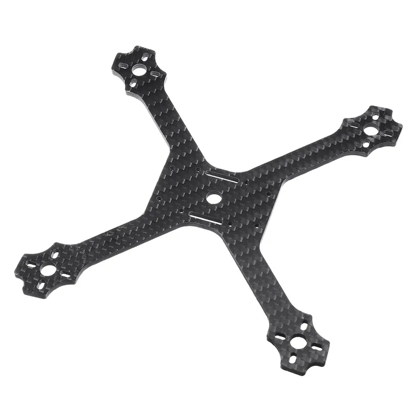 Eachine Tyro79 140 мм 3 дюйма DIY версия FPV гоночный Радиоуправляемый Дрон запасная часть Нижняя пластина 3 мм углеродного волокна