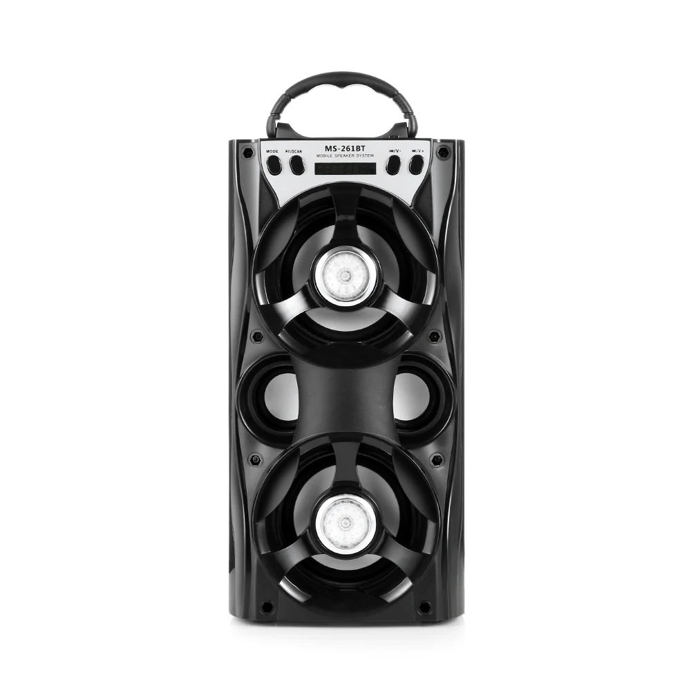 MS 261BT портативная беспроводная стереоколонка Bluetooth Колонка HiFi музыкальный плеер