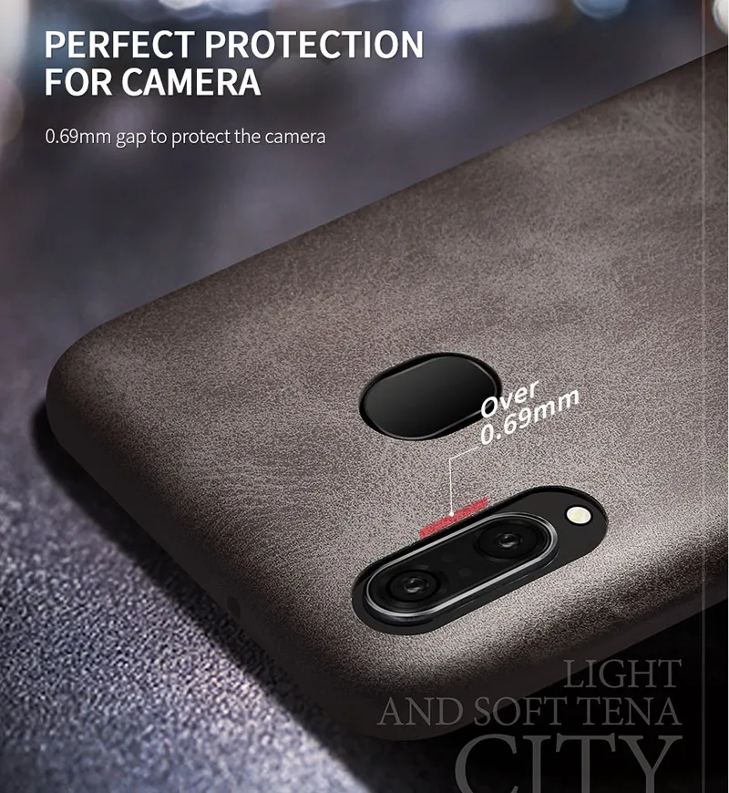 X Level Винтажный чехол для samsung Galaxy M20 M10 M30 A30 A50 Ретро Матовый кожаный защитный