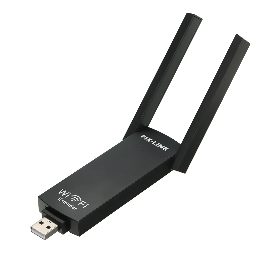 PIX LINK USB Wi Fi Range Extender беспроводной Wifi ретранслятор двойная антенна WiFi усилитель