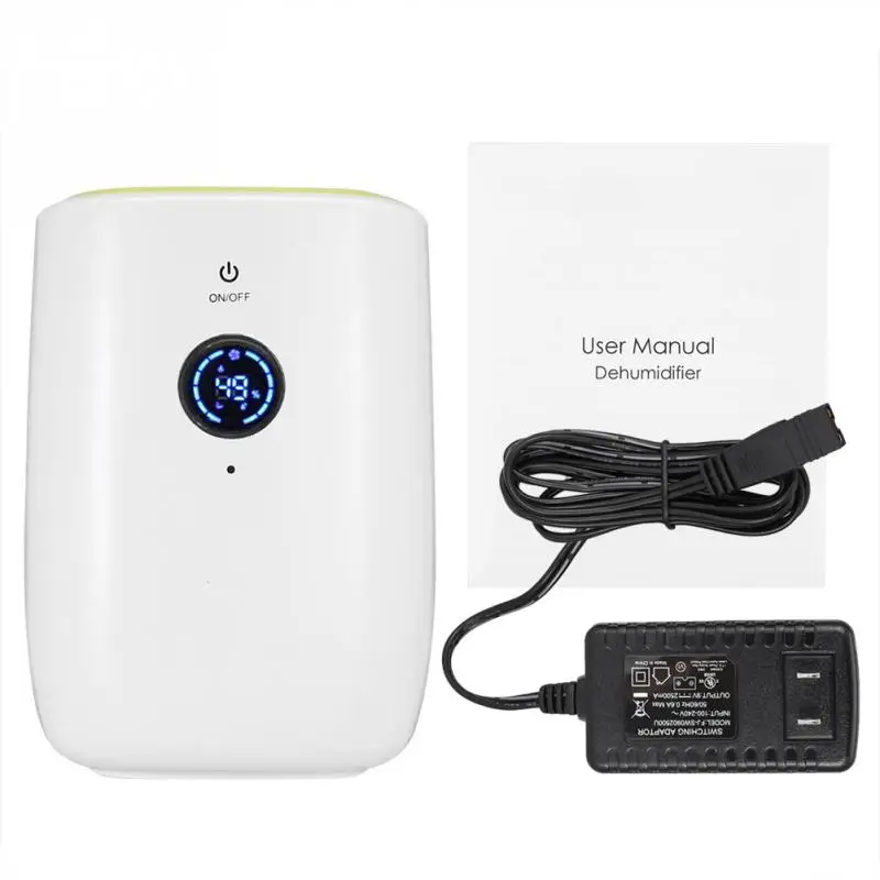 

800ML Mini Dehumidifier for Home Portable Moisture Absorbing Air Dryer with Auto-off and LED indicator Air Dehumidifier