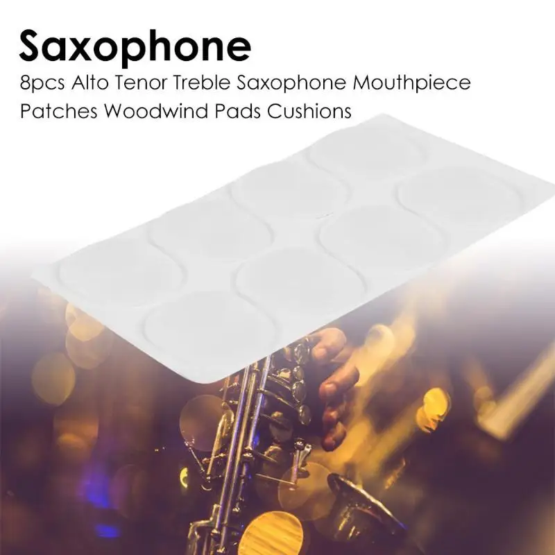 8 шт. альт тенор высокочастотный саксофон Sax накладки для мундштука колодки
