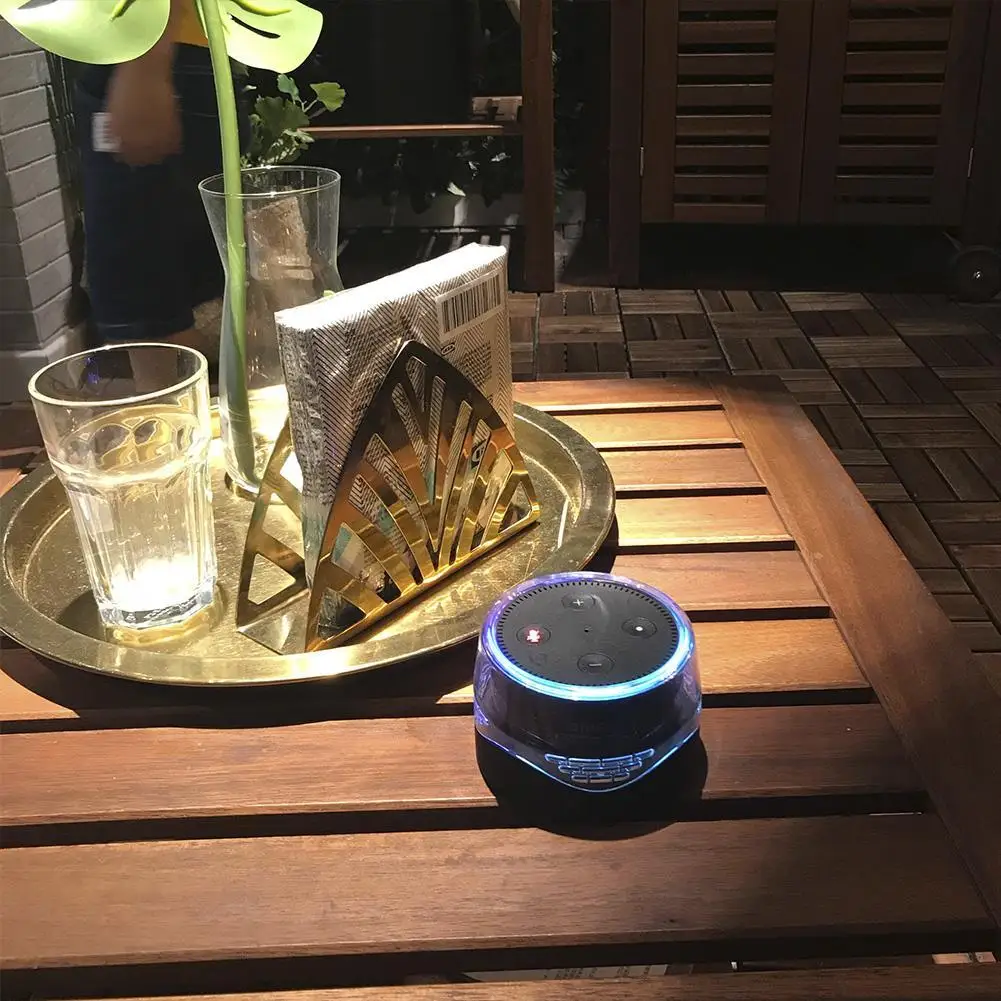Smart Speaker Accessories Charging Dock For Echo Dot 1/2 Base Holder With LED Light | Электроника