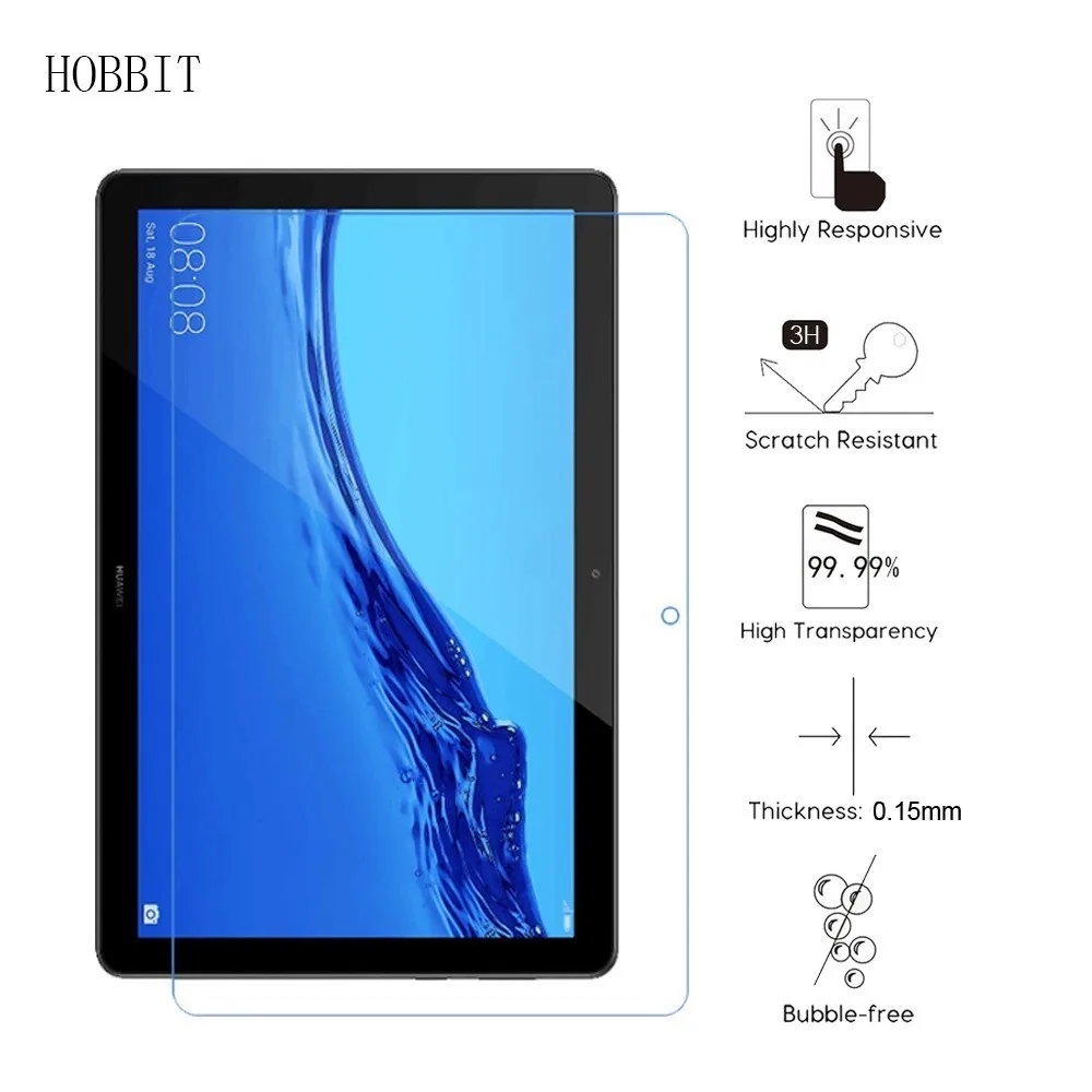 3 предмета в комплекте прозрачный ЖК-дисплей Защитная пленка для Huawei MediaPad T5 AGS2-W09 W19 AGS2-L03 L09 10,1 планшет Анти-Царапины Экран протектор