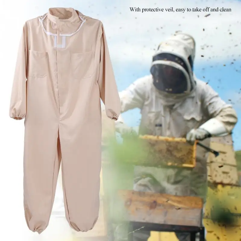 

Beekeepers Full Body Beekeeping Clothing Professional Bee Protection Beekeeping Suit Safety Veil Hat Dress