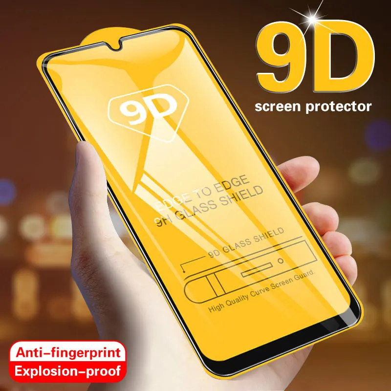 9D защитное закаленное стекло для Samsung Galaxy A50 A30 A10 изогнутое экрана M10 M20 M30 A70 A80