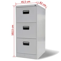 bedroom living room cabinet metal drawer filing cabinet office furniture with 3 drawers grey office cabinet file cabinet