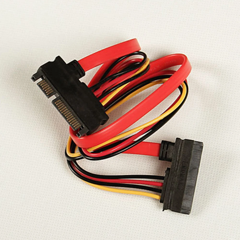 30 см 7 + 15 Pin Serial ATA SATA Data Power Combo удлинитель соединитель Conterver жесткий диск