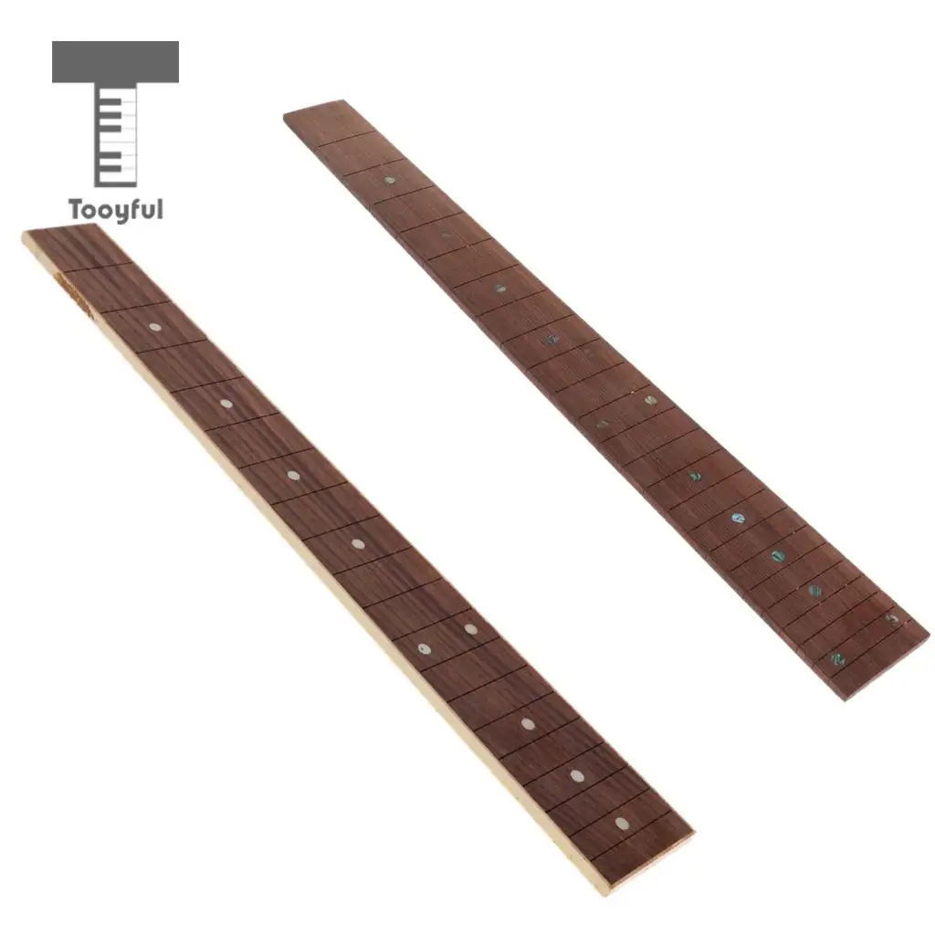 Гриф для гитары Rosewood 19/24 грифельная доска с белой акриловой инкрустацией