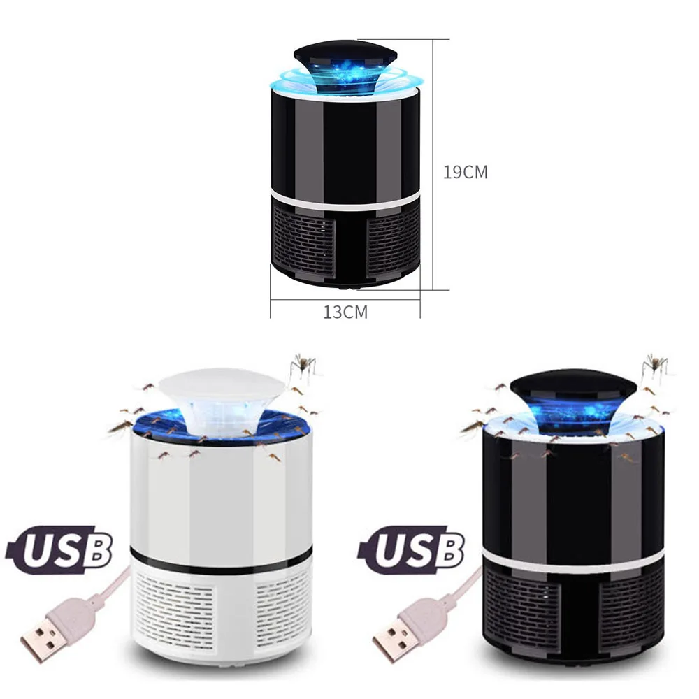 Электрический москитный убийца лампа светодиодный Zapper USB фотокатализатор Анти