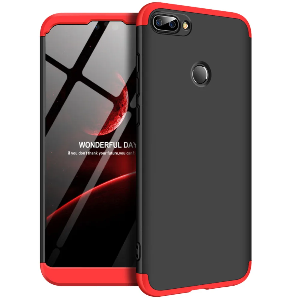 360 Full Protective Phone Case For Huawei Honor 9i Degree Body for 9 i Shockproof Cover+Glass |