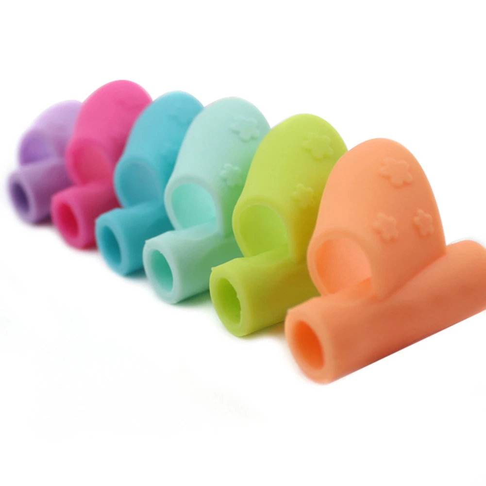 3 шт. детский карандаш держатель силиконовый для карандашей и ручек захват помощи
