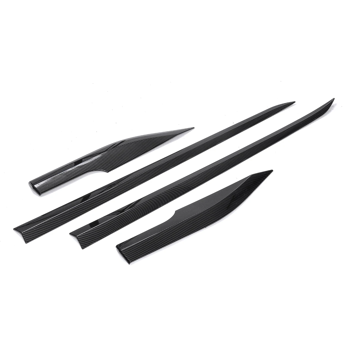 Боковая обшивка корпуса двери 4 шт. литье под карбоновое волокно автомобильные