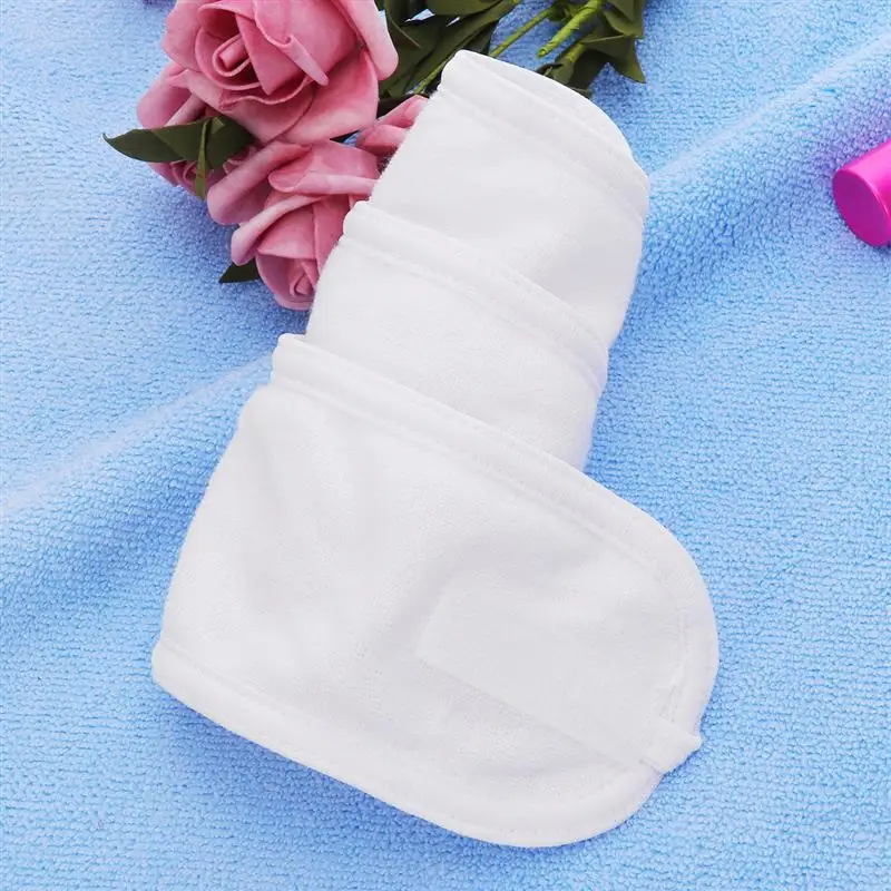 3 шт. самоклеящаяся повязка для спа макияжа махровая ткань эластичная душа