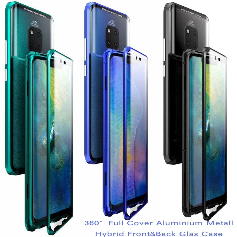 Чехол на весь корпус для Huawei Mate 20 Pro 360 градусов магнитный абсорбирующий