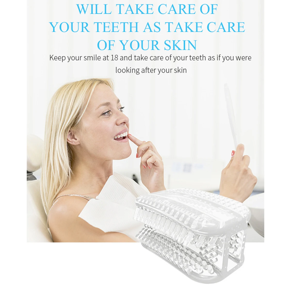 Брендовая мини Силиконовая зубная щетка жевательная трехсторонняя новинка