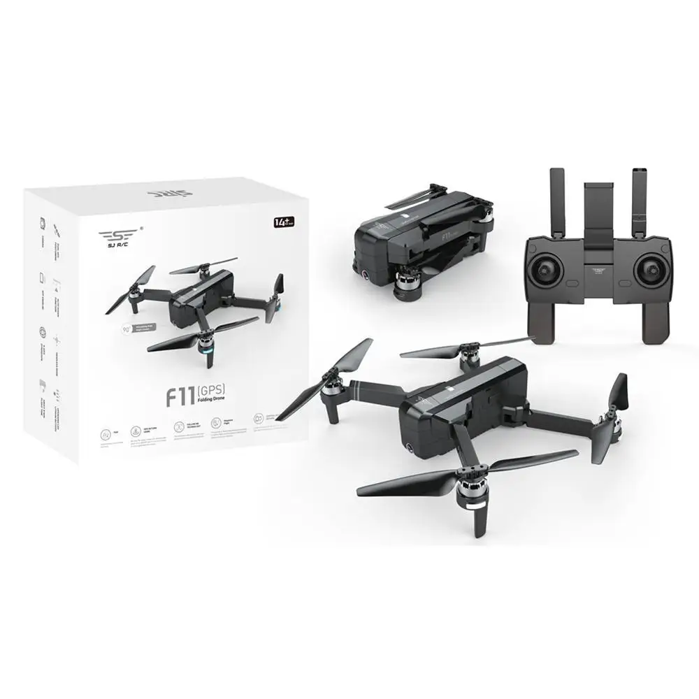 SJRC F11 GPS Дрон 5G Wi-Fi FPV с 1080P Камера 25 минут времени полета бесщеточным двигателем