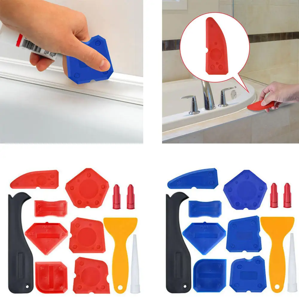 12 шт. шприц для заделки швов инструмент герметик отделочные инструменты набор