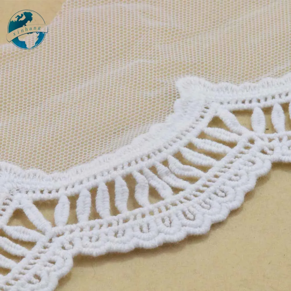 Хлопковое кружево с вышивкой шириной 8 см для шитья гипюровые ленты отделки или