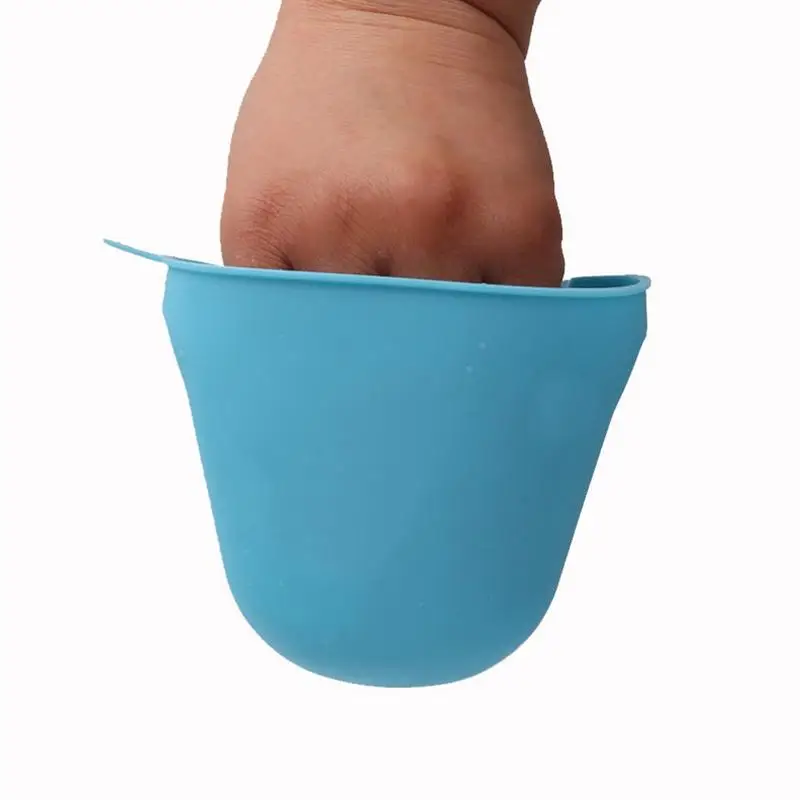 Cartoon Anti-Scalding Insulation Hippo Shaped Silicone Clip Baking High Temperature Glove | Дом и сад