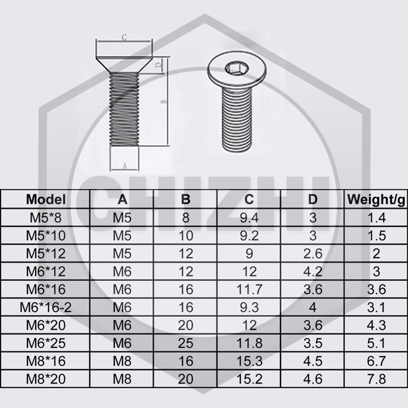 20pcs 50pcs M8*16 M8*20 Stainless Steel Sunk Screw Fasten Connector for Aluminum Extrusion Profile | Обустройство дома
