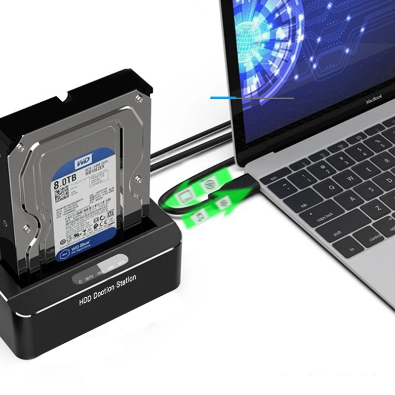 Алюминиевый сплав инструмент бесплатно USB 3 0/2 0 для SATA 2 5/3 5 дюймов жесткий диск Док