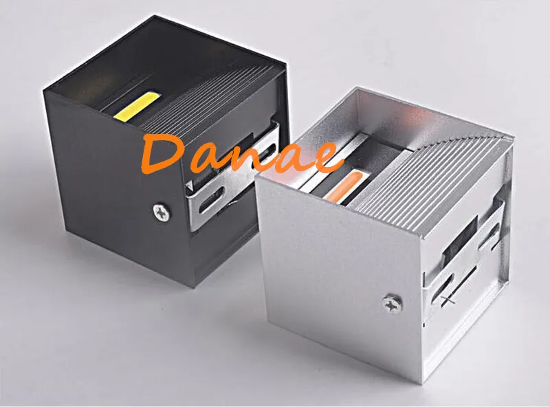 2 шт. затемняемый квадратный 9 Вт светодиодный настенный светильник лампада