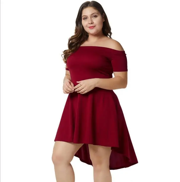 Мини-платье женское с открытыми плечами вечернее короткое платье вырезом