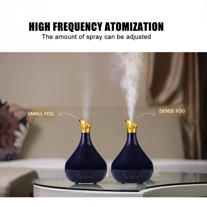 EU Plug 300ML Aroma Essential Oil Diffuser Ultrasonic Air Humidifier Purifier LED Lights for Home|Увлажнители воздуха| |