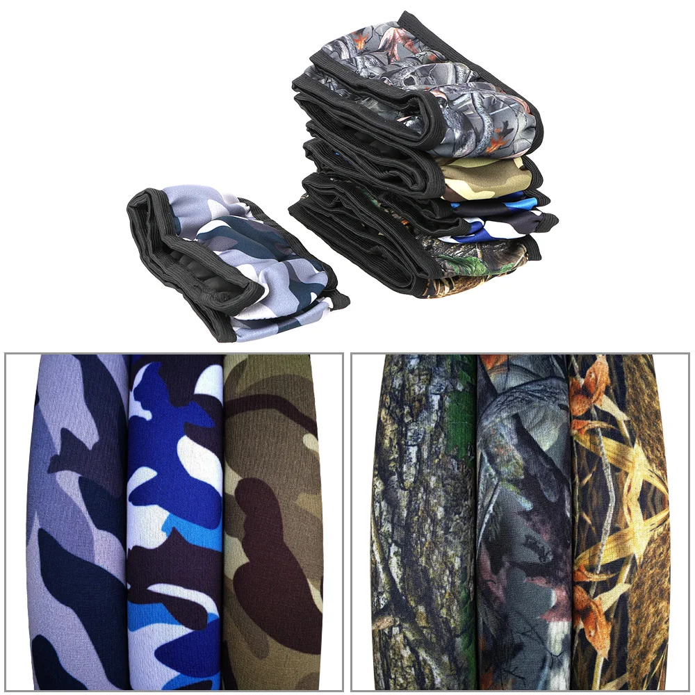 Anti-slip SBR Lycra Steering Cover Car Styling Fit For Most Cars Camouflage DIY Steering-wheel Interior Accessories | Автомобили и