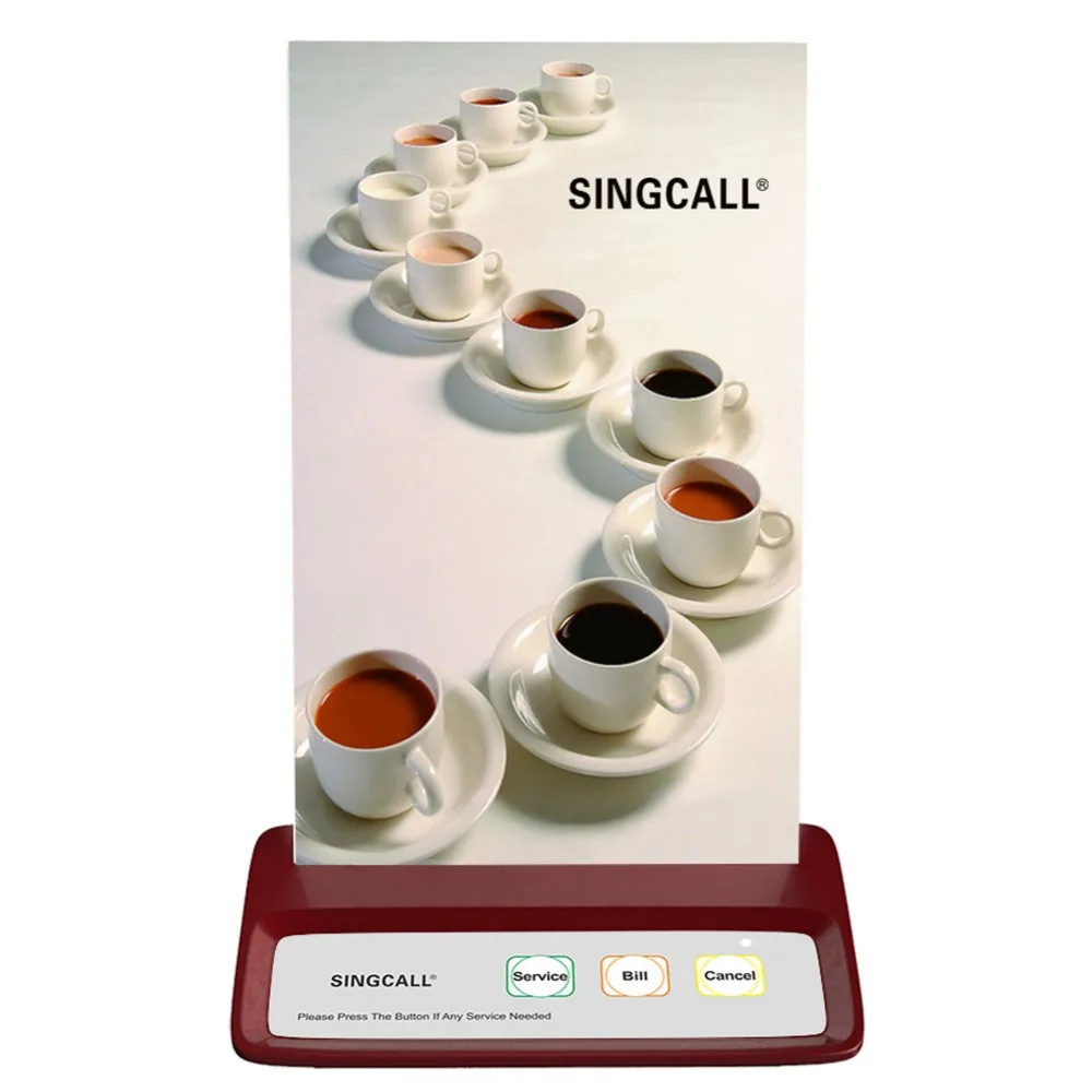 SINGCALL вызова официанта Системы 1 Экран Дисплей приемник SC R50 и 10 Беспроводной