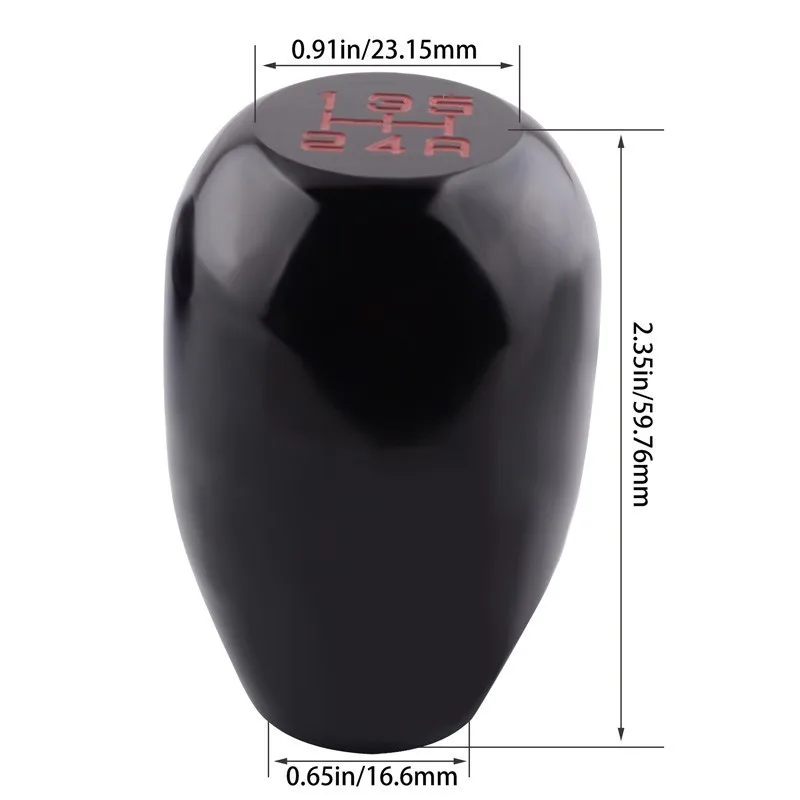 

ESPEEDER Universal Manual Automatic Gear Shift Knob MT Gear Stick Knob 5 Speed Shifter Lever Shift Knob For Honda Acura