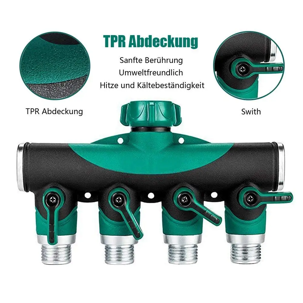 4 сторонний дистрибьютор регулируемый поток воды и запираемый оптимальный