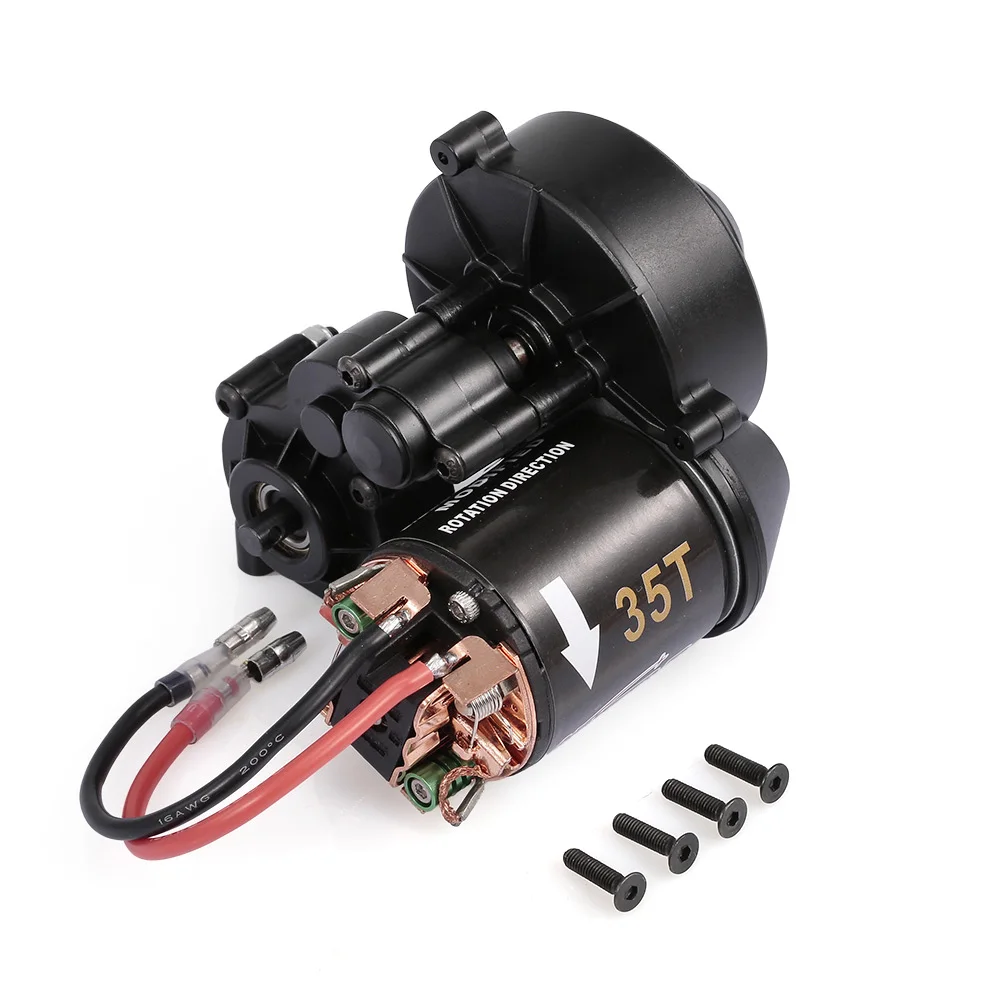 AUSTAR 540 35T RC матовый двигатель с коробкой передач для 1/10 Axial SCX10 RC4WD D90 гусеничный